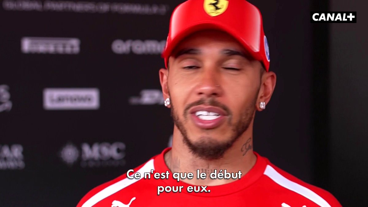 "Isack et Kimi me rappellent moi plus jeune" 🤩 Hamilton heureux d'avoir partagé le podium de Monaco avec deux très jeunes pilotes dont il était l'idole 💫 #MonacoGP #F1