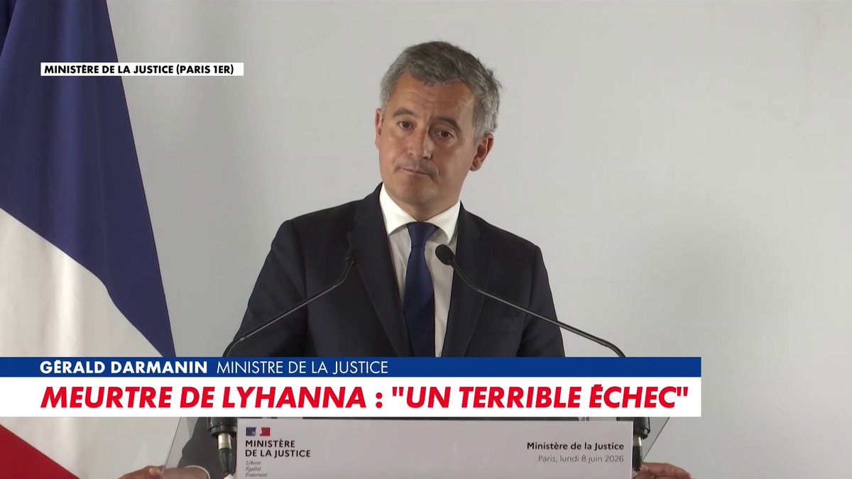 Gérald Darmanin : «Les remontées d’informations me font penser qu’il y a eu un dysfonctionnement grave des services de la justice». Le ministre de la Justice s’exprimait sur le meurtre de Lyhanna. Toute l'info est à retrouver sur