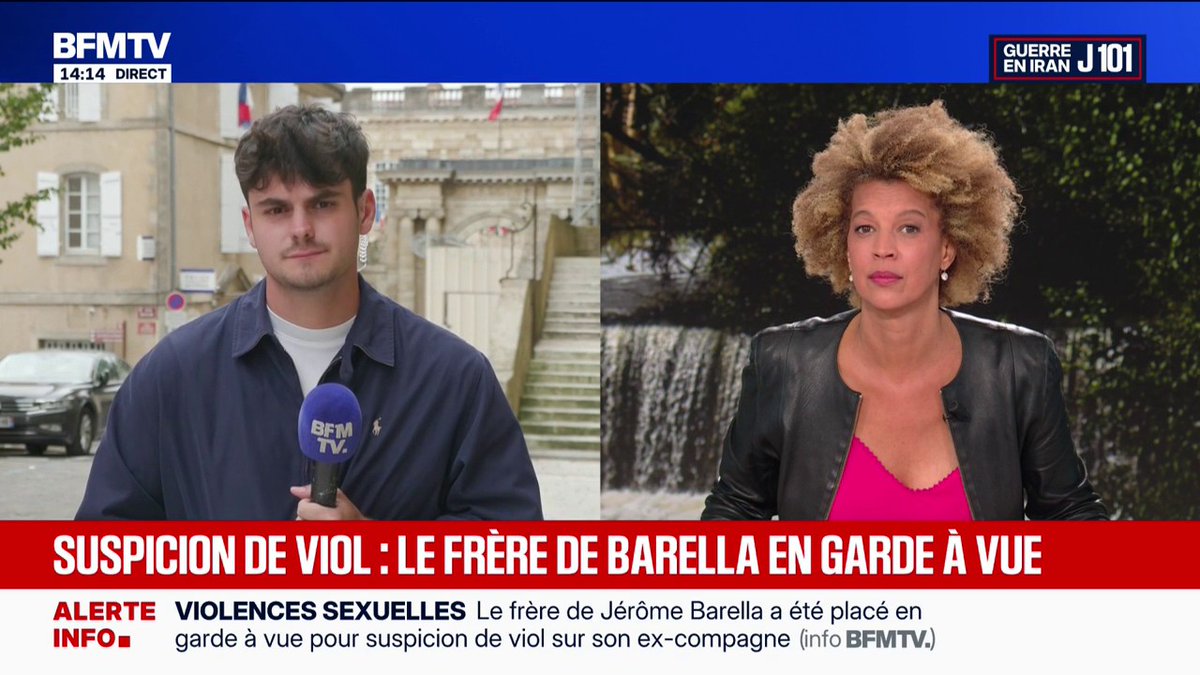 INFO BFMTV - Le frère de Jérôme Barella est actuellement en garde à vue à Auch pour suspicion de viol sur son ex-compagne