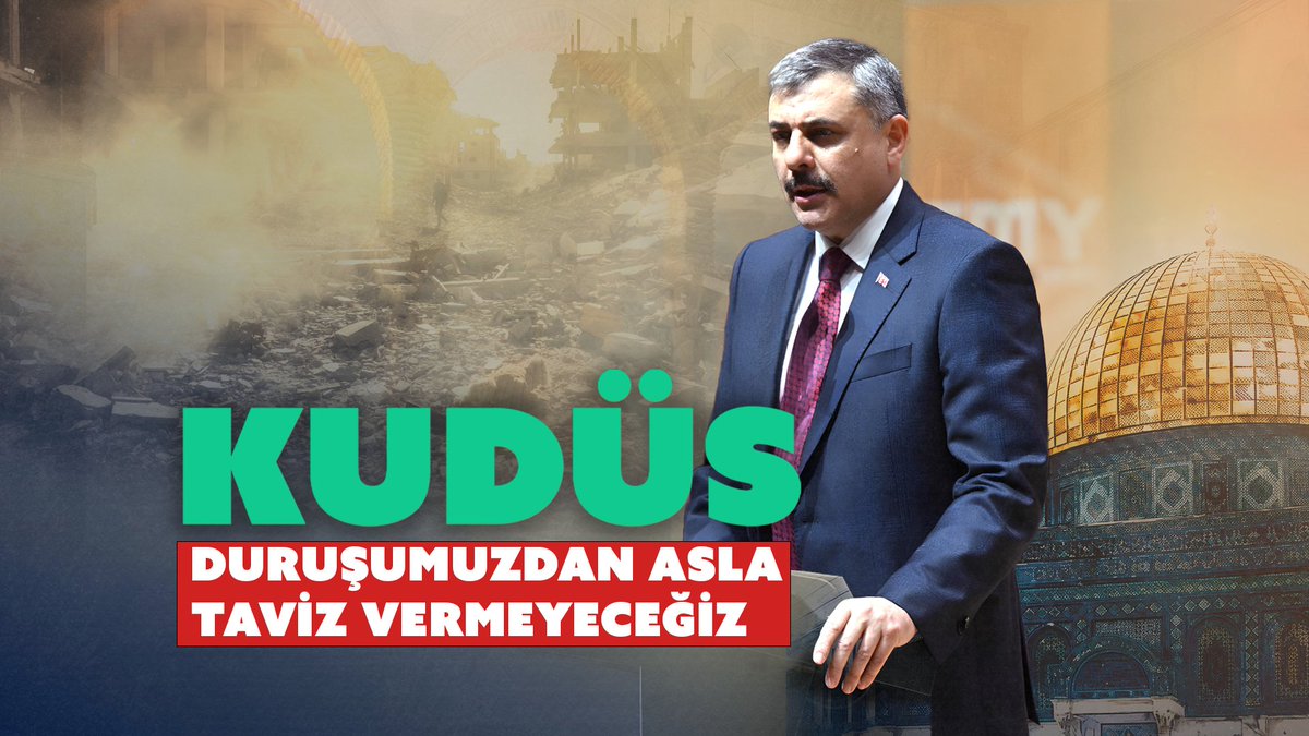 Başta Filistin’de, bilhassa Gazze’de, gönül coğrafyamızın her köşesinde, Türkiye’nin sözü umutla takip ediliyor. Çünkü Türkiye’nin sözü, mazlumun yüreğinde bir güven, mahzun coğrafyalarda bir dua, insanlığın vicdanında bir çağrı olarak karşılık buluyor. İşte bu yüzden bizim duruşumuz da sözümüz de hassasiyetimiz de çok kıymetlidir. Filistin’e olan hassasiyetimizden rahatsızlık duyanlar çıkacaktır. Kudüs’e olan bağımızdan rahatsızlık duyanlar elbette çıkacaktır. Gazze’de insanlığın gözleri önünde yaşanan soykırıma karşı sesimizi yükseltmemizden rahatsız olanlar da çıkacaktır ama biz, bu duruşumuzdan asla taviz vermeyeceğiz. Kudüs’ün özgürlük davasını kalbimizde taşıyacağız. Filistin’in acısını vicdanımızda hissedeceğiz. Gazze’nin feryadına kulak vereceğiz. Mazlumun yanında durmayı, adil bir dünya düzeni için mücadele etmeyi, insan olmanın en temel sorumluluğu olarak göreceğiz. Muhterem Cumhurbaşkanımız Recep Tayyip Erdoğan’ın her platformda Filistin’in hakkını, Gazze’nin mazlumlarını, Kudüs’ün izzetini savunan liderlik duruşu bizlere de istikamet verecektir. Biz de aynı inançla, aynı kararlılıkla, aynı vicdanla bu hassasiyeti taşıyacağız ve bu hassasiyetimizi kimseye sorgulatmayacağız.