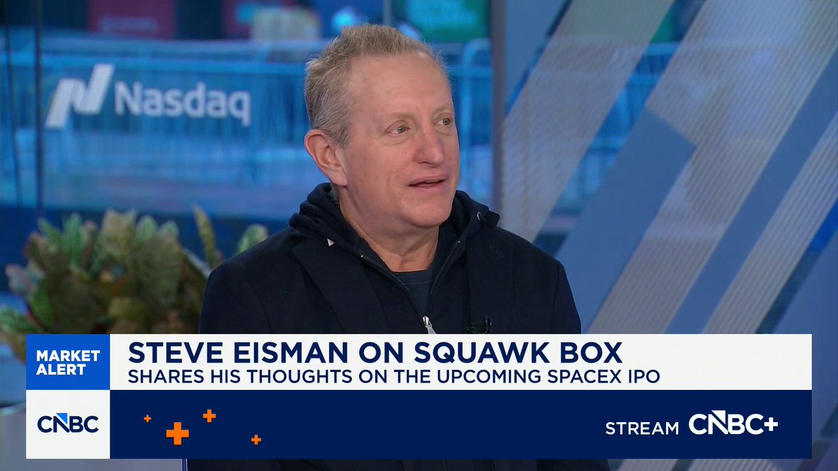 Steve Eisman, the man who made one of the best calls of all time to short the housing market before the 2007 financial crisis and became known as "The Big Short" says he's "not a fan" of buying SpaceX when it lists this week.