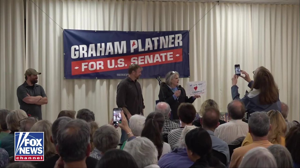 Embattled Maine Democratic Senate candidate Graham Platner accepts a card reading "We are your Grahamily" from a supporter as his campaign weathers ongoing scandals surrounding his personal conduct. “This is a pretty hard thing to go through, to be entirely honest.” “And, the only thing that really makes it bearable is going around the state of Maine and having as much support as we've gotten from people in our community and from people all over the state.”