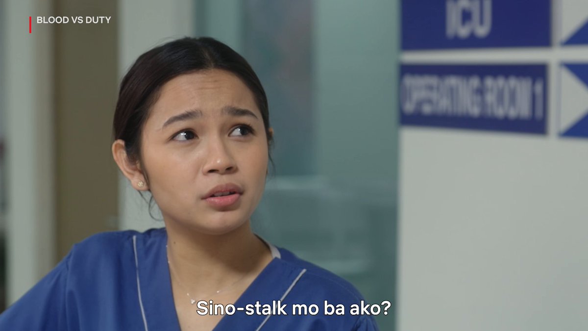 hala kanino mo naman natutunan yung mga linyahan mo nurse gracia? 😂 #BloodvsDuty #KoletteMadelo #RiverJoseph #KoVer