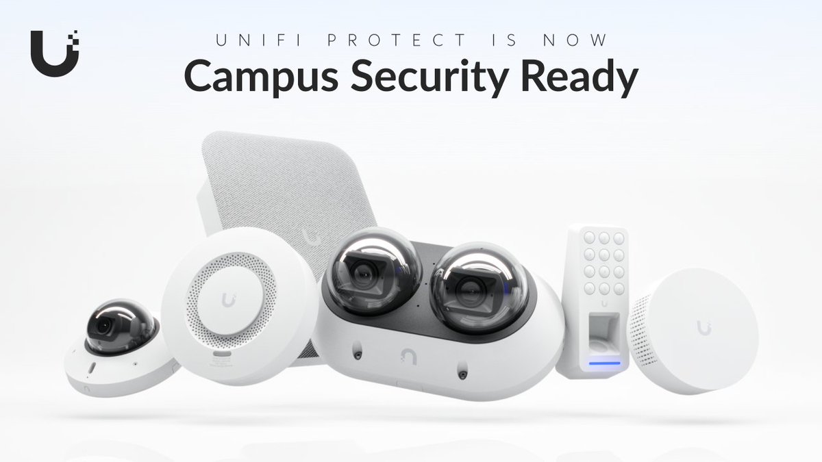 UniFi Protect is Now Campus Security Ready: 🔹 Smoke Sensor 🔹 Vape Detection and Air Quality 🔹 AI Speaker 🔹 G3 Fingerprint Reader 🔹 G6 Mini Dome 🔹 AI Multi Sensor 2