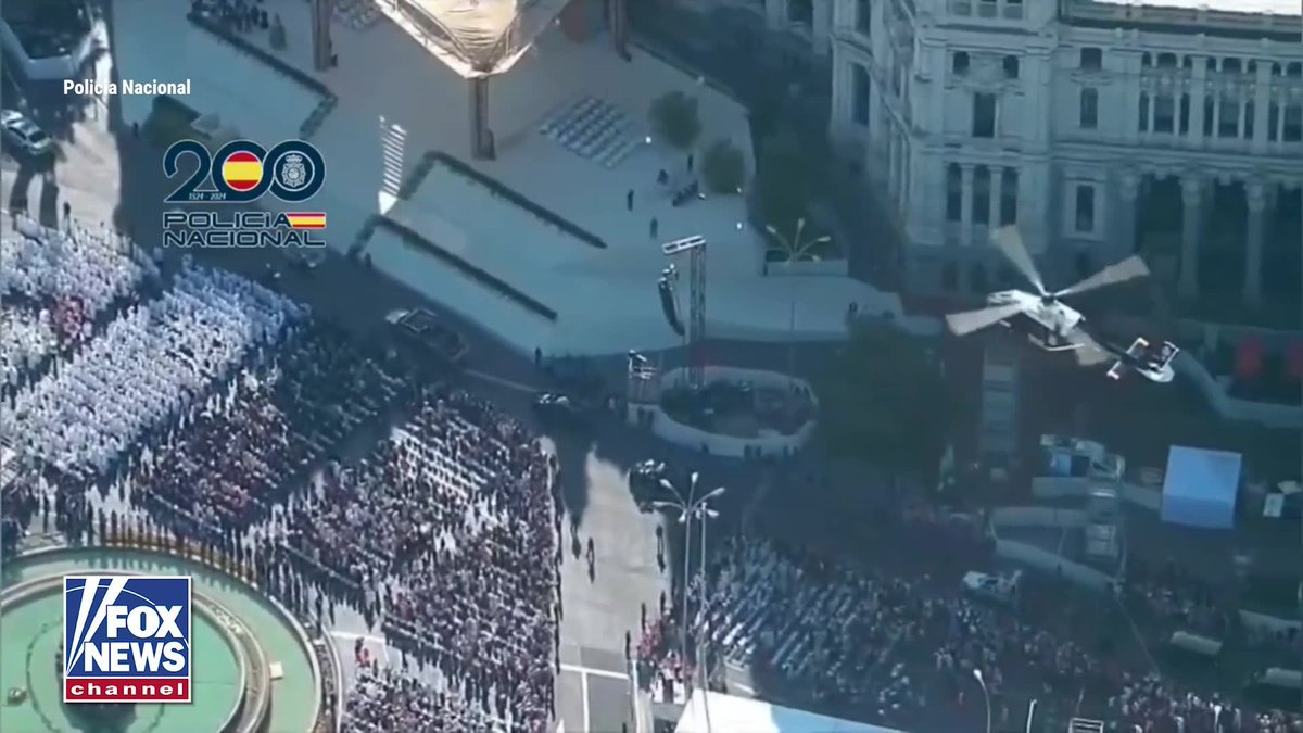 More than a million people packed the streets of Madrid to catch a glimpse of Pope Leo XIV. Aerial footage shows massive crowds lining the Spanish capital as the pope rode through the city in the popemobile before celebrating Mass in Cibeles Square. Before the service, Madrid Mayor José Luis Martínez-Almeida presented him with the city's gold medal at City Hall.