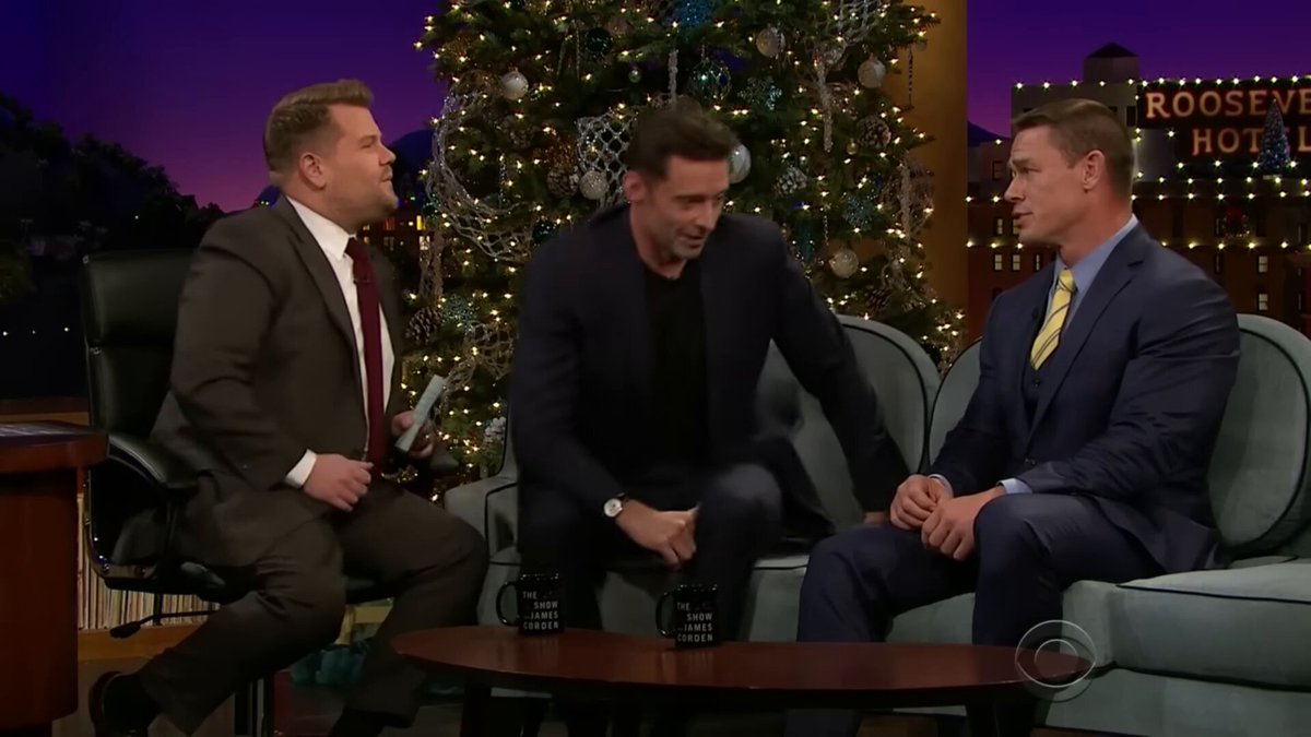 When John Cena taught Hugh Jackman how to reverse trash talk 😭 Hugh Jackman absolutely nailed it 🔥