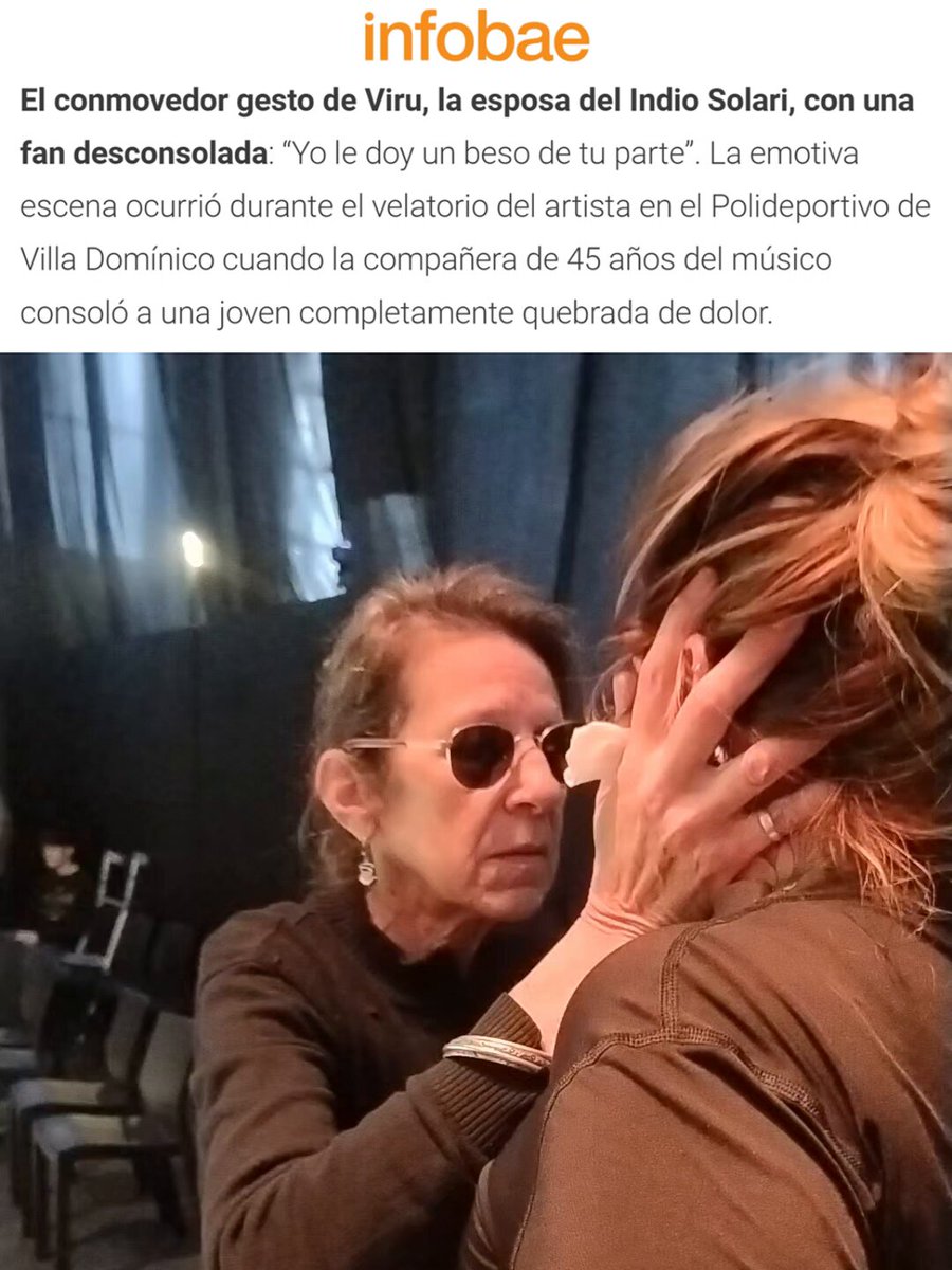 "Viru": Por este momento durante la despedida del Indio Solari