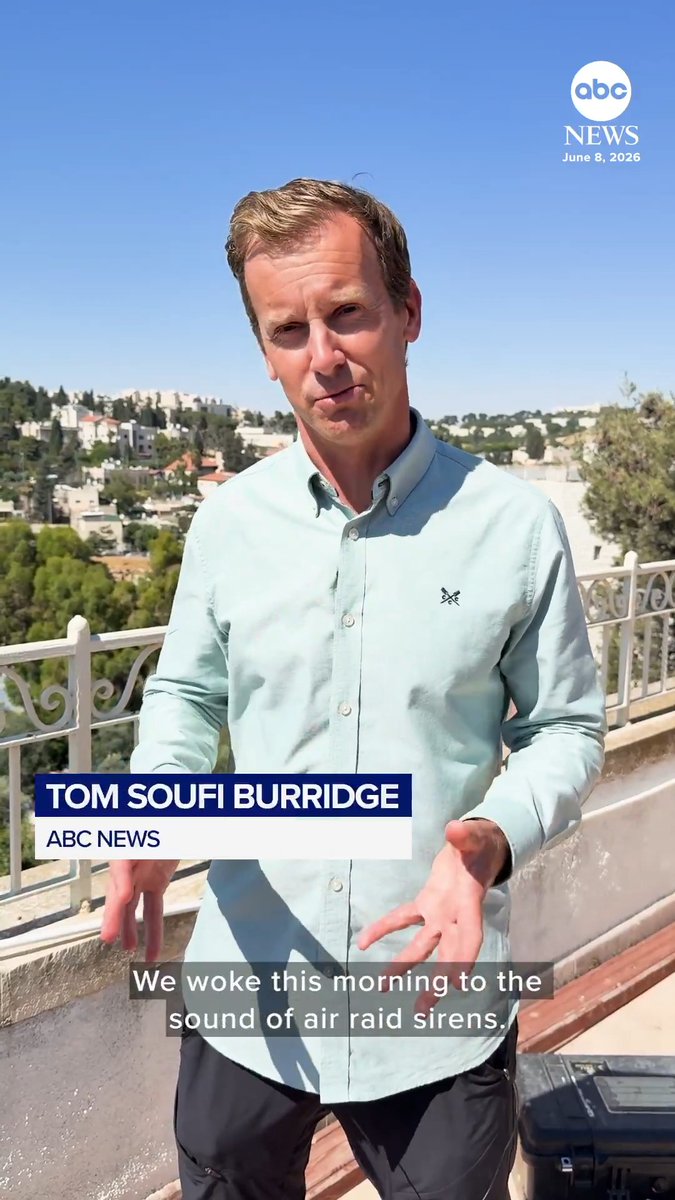 After a dangerous few hours in which Israel and Iran traded waves of attacks, Israel has agreed, under U.S. pressure, to halt strikes against Iran. ABC News News' Tom Soufi Burridge has the latest from Jerusalem. Follow live updates: