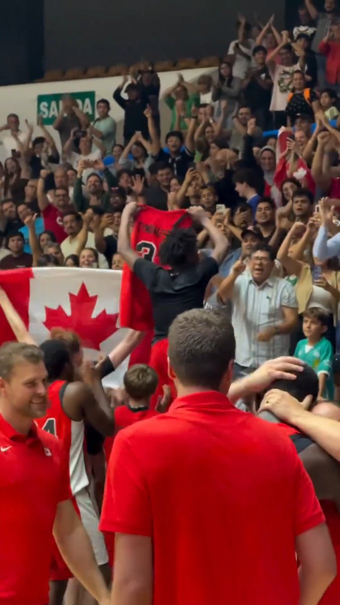 Scenes from Canada Basketball's FIRST-EVER FIBA U18 Men’s AmeriCup title 🇨🇦🏀🏆 🎥: FIBA Basketball