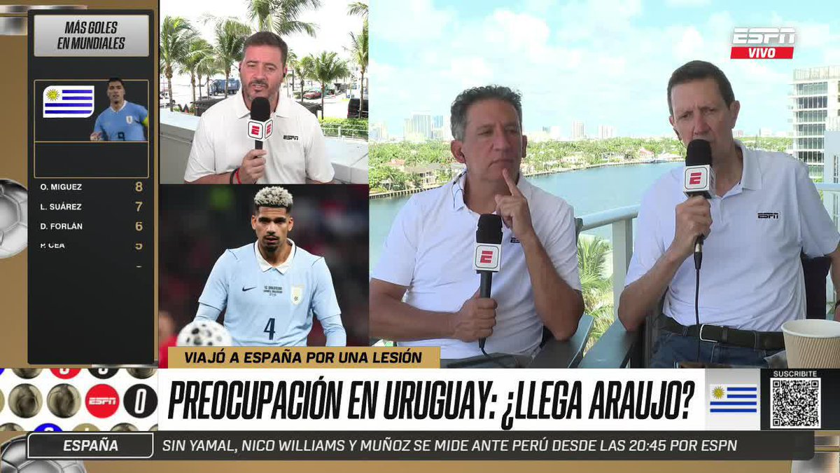 🇺🇾 🧤 ¿SE METE EL ARQUERO DEL PINCHA EN EL DEBUT? El histórico Fernando Muslera (5° Mundial con Uruguay) se perfila para ser el guardameta titular de Uruguay. ⚡ #ESPNMundial 📺 Mirá los mejores partidos de la #FIFAWorldCup por ESPN, en el Plan Premium de #DisneyPlus
