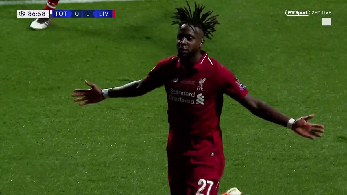 The one that sealed No. 6. Thank you, Divock ❤️