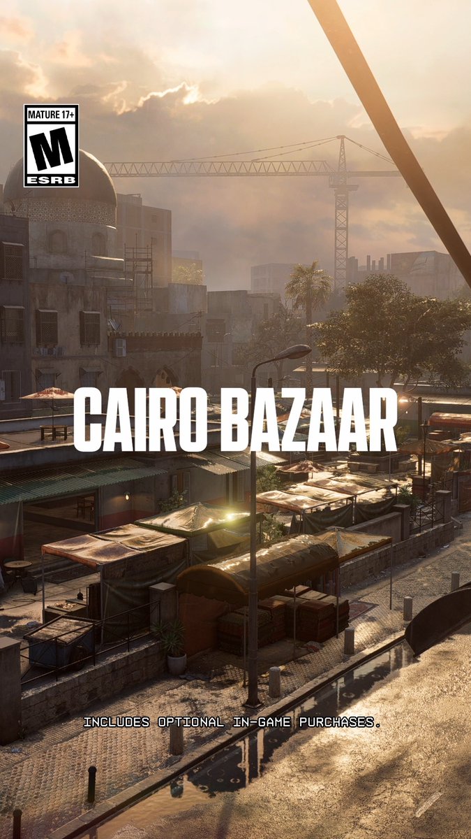 The streets of Cairo never sleep 🌙 Fight through the winding alleys of Cairo Bazaar, where danger waits around every corner. 💣 Blastpoint arrives tomorrow in #Battlefield6.