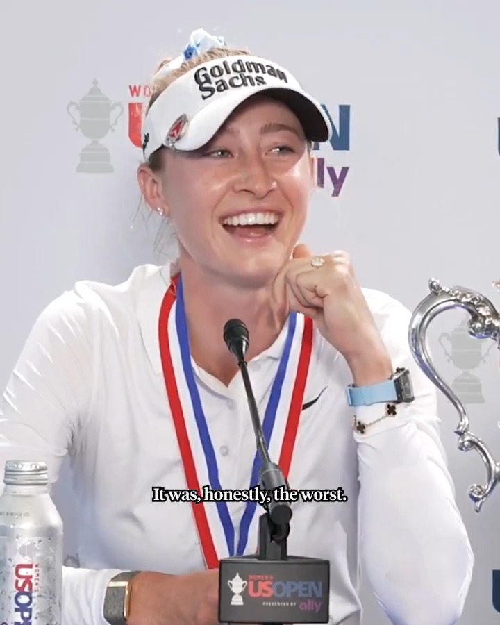 "I do not recommend changing your grip during a major championship." Nelly Korda made a big change during the U.S. Women's Open. Safe to say it worked out. 🏆