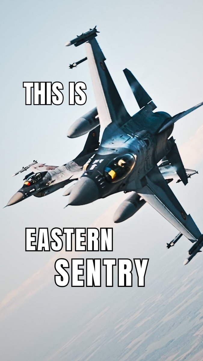 This is Eastern Sentry A multi-domain activity launched in response to threats from the sky such as drones, that shows the Alliance’s determination and ability to deter and defend NATO airspace