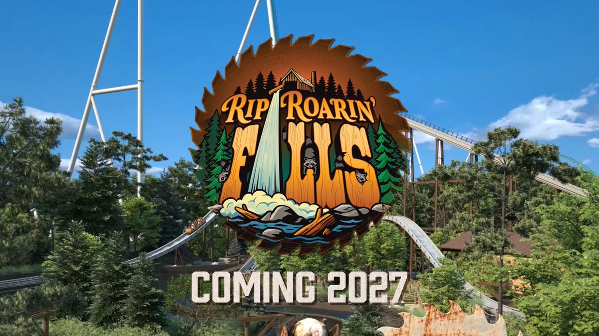 🚨JUST ANNOUNCED🚨 Rip Roarin’ Falls is making waves at #Carowinds with the world’s tallest log flume drop, a record-breaking reverse drop &amp; speeds up to 50 mph, opening in 2027! 🪵 💦 Who's ready to take the plunge? ➡️ Details: