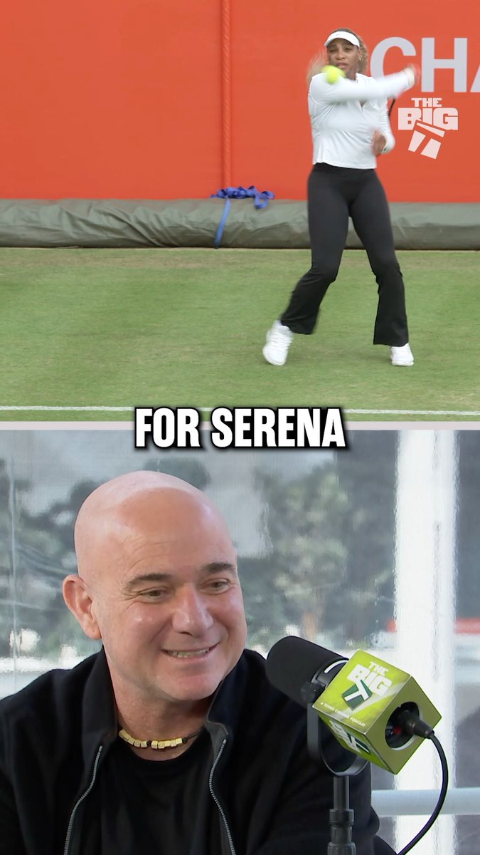 Andre Agassi shares his thoughts on Serena's return 💫 Listen or watch now on all audio platforms & YouTube 💭
