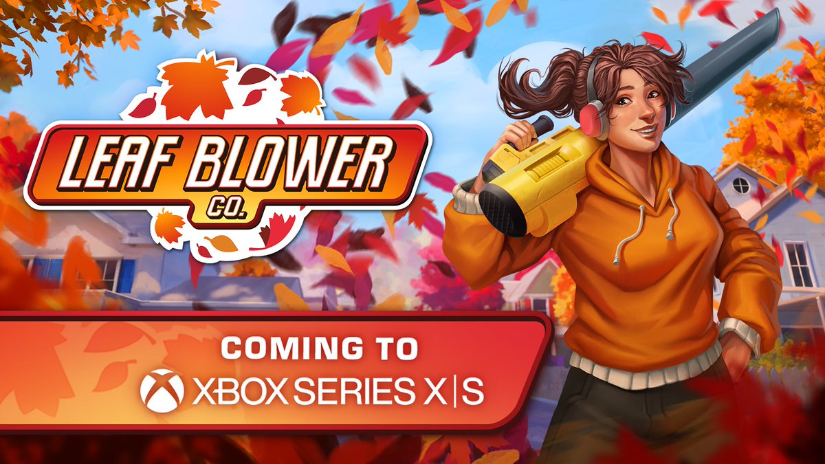Ooooooo so cozy 🍂 Leaf blow your way around town in Leaf Blower Co. this Fall: