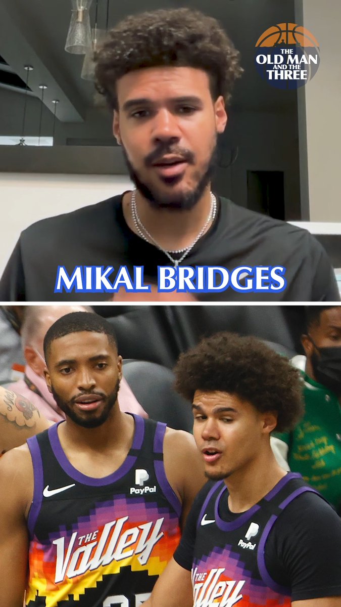 "I'm really happy for my twin Mikal Bridges" -- Cam Johnson loves to see his former teammate flourish in the NBA Finals