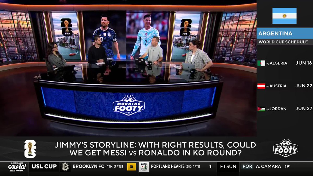 "We're going to have Leo Messi vs. Cristiano Ronaldo in the Round of 16." Jimmy Conrad previews a potentially epic World Cup knockout game 🐐