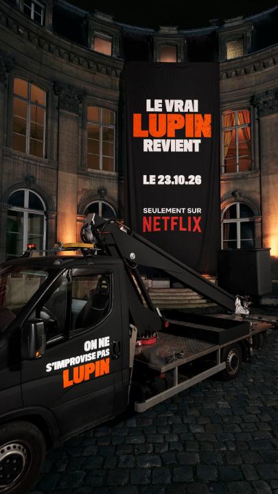 Souvent copié, jamais égalé. Le vrai LUPIN est de retour. Partie 4 - 23.10.2026.