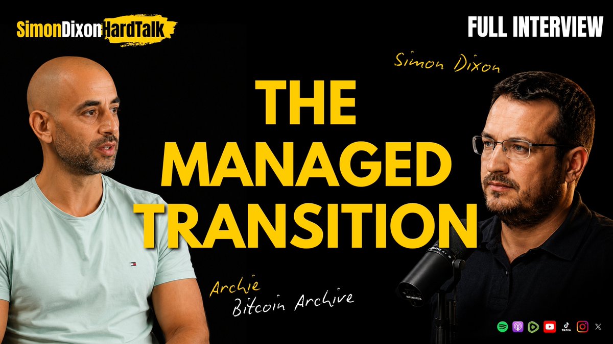 ▶️ The Managed Transition: War, Bitcoin & The End Of The Petrodollar | Simon Dixon on Bitcoin Archive w/ Archie
