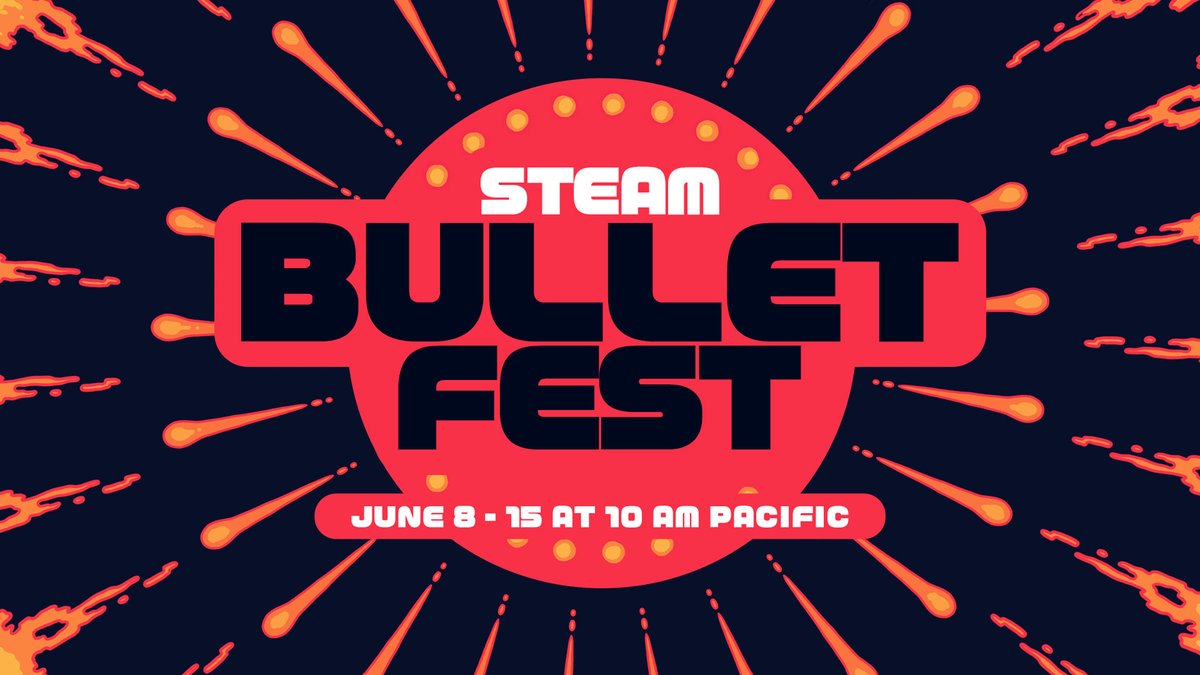 Steam Bullet Fest is now live, celebrating all types of overwhelming-number-of-projectiles-on-screen games, including Bullet Hells, Twin-stick Shooters, and (now available as a tag!) Bullet Heavens. Now until June 15!