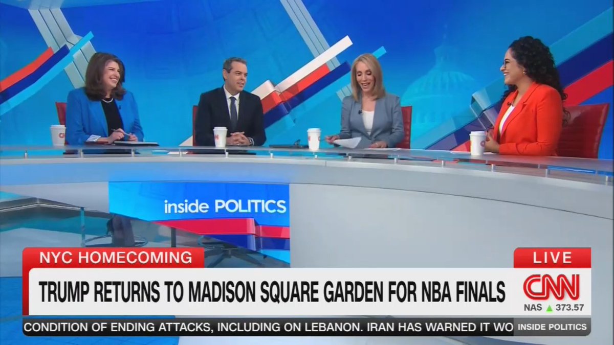 Knicks fans react to Trump attending the NBA Finals: "I don't really think Trump should even be here, to be honest with you. He doesn't really claim himself as a New Yorker... A lot of people can't afford to get into the game. I'm one of those people, so I was actually looking forward to going to one of these watch parties. Now, I can't."