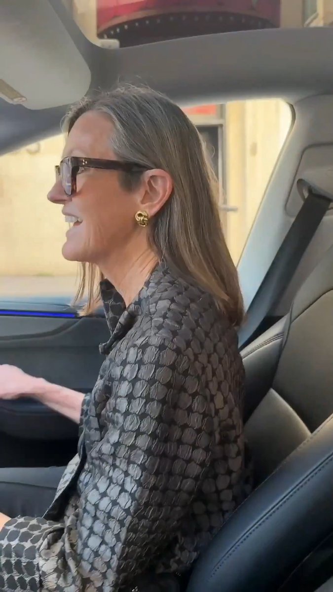 You may have heard our research on Tesla Robotaxis... Cathie Wood just rode one through Austin. No driver. No safety monitor. Ride along with Cathie as she shares her thoughts from the passenger seat, including a newly discovered line item for our model.