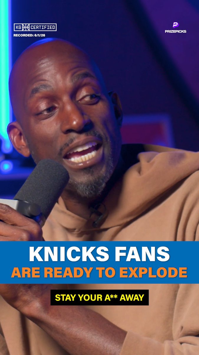 "Can't no other team be in New York right now... I don't care who you are!" 🗽 The NBA Finals shift to Madison Square Garden tonight, and Kevin Garnett is anticipating that the pressure cooker is about to pop 👀