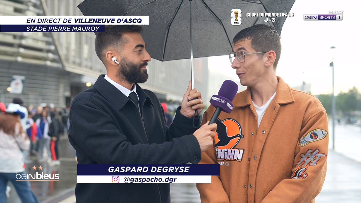 ⚽🇫🇷 #beINBleus 🏃 Courir 10 km par but de l'Équipe de France... 😳 Ce supporter du LOSC et des Bleus se lance un défi fou pendant la Coupe du Monde ! #beINFWC2026