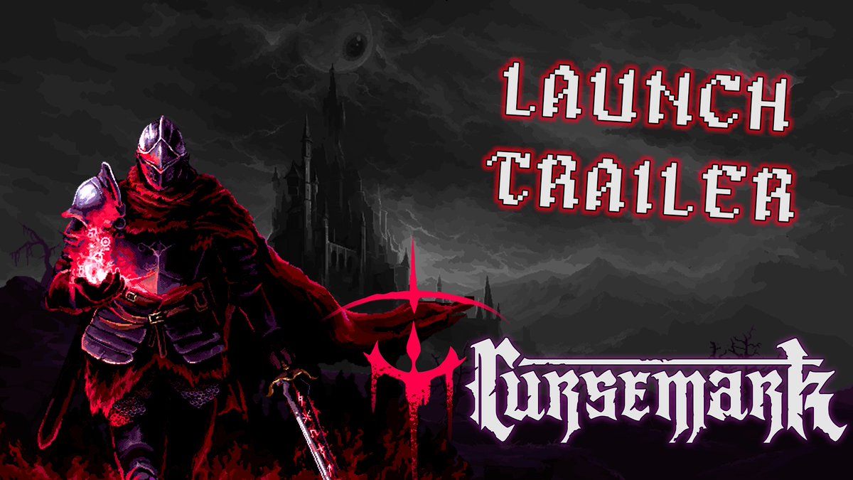 Roguelike action in a soulslike world. Hack. Slash. Cast. Cursemark is available now!