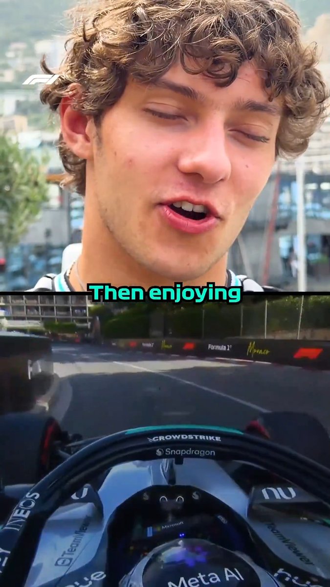 He manifested it! 😮‍💨✨ #F1 #MonacoGP Mercedes-AMG PETRONAS F1 Team