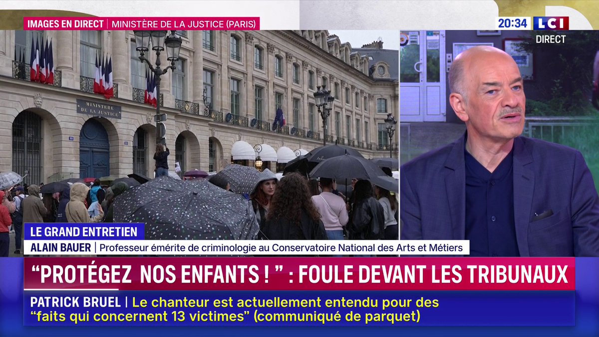 ▶️ Affaire Lyhanna : des milliers de personnes rassemblées devant les tribunaux 🗣️ "Il y a un océan de pédocriminalité sous-estimé et caché. J’ai rarement vu une colère aussi déterminée pour que la protection, promesse centrale de l’État, soit respectée", explique Alain Bauer