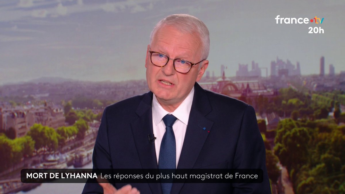 "C'est un échec, cette procédure n'aurait pas dû connaitre le traitement qu'elle a connu." Rémy Heitz, procureur général près la Cour de cassation évoque la mort de Lyhanna. "Il faut tout mettre à plat pour que plus jamais une telle affaire ne survienne." #JT20h