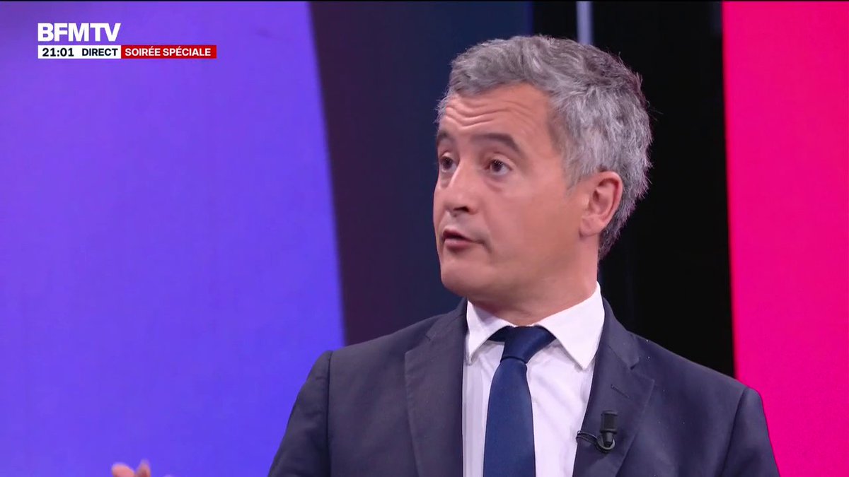 Rassemblements pour Lyhanna: “Si j’étais un citoyen et pas ministre, je serais certainement en train de manifester aussi”, avoue Gérald Darmanin, ministre de la Justice #ForumBFMTV