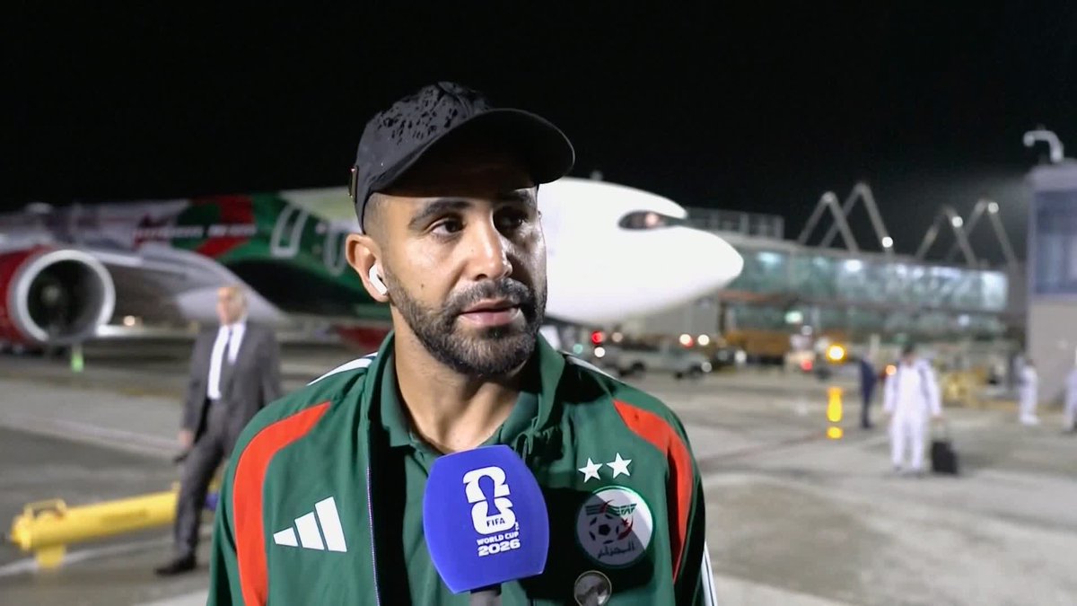 "We're here do try and do something, to make our country and families proud" Riyad Mahrez on Algeria's prospects at the World Cup 🏆