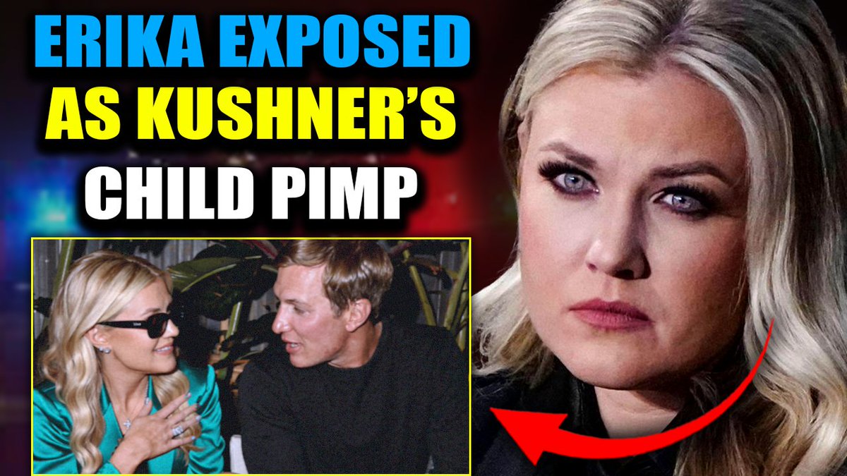 TPUSA Insider: Erika Kirk Recruited to Traffic Children to Kushner's New Elite 'Pedo Island' Jared Kushner has tapped Erika Kirk for a role on his new VIP private island in the Mediterranean. The one with no sand or waves or palm trees. This floating hellscape was offered to Kushner by the Rothschilds - the same ancient bloodline that bankrolled Epstein's entire "Lolita Express & Pedophile Island" franchise.