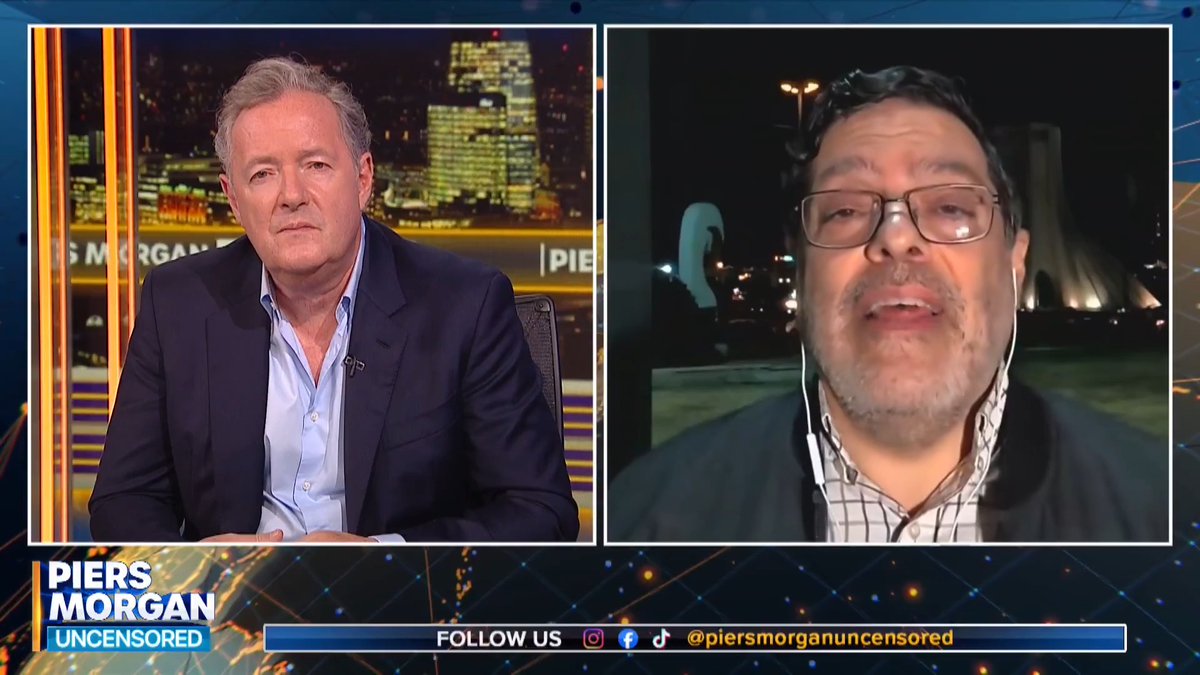 'Israel said they want to flatten Beirut... so Iran had to step in!' Piers Morgan speaks to Mohammad Marandi following the weekend's strikes as the Lebanon war intensifies. Watch more 👇 📺 Piers Morgan | Seyed Mohammad Marandi