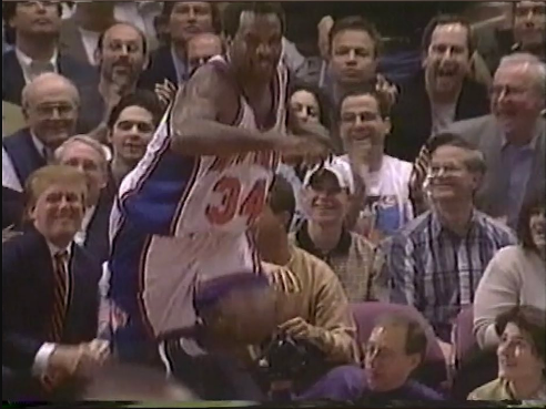 Anyone claiming that President Trump isn't a real Knick fan is an all-time hater!