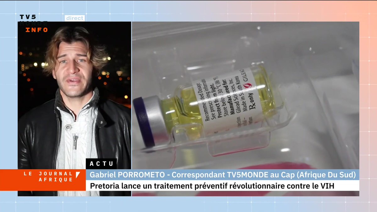 C'est un traitement qui suscite de grands espoirs : en Afrique du Sud, pays le plus touché au monde par le SIDA, le médicament antirétroviral Lenacapavir fait son entrée dans les cliniques. Un traitement préventif contre le VIH, administré seulement deux fois par an...