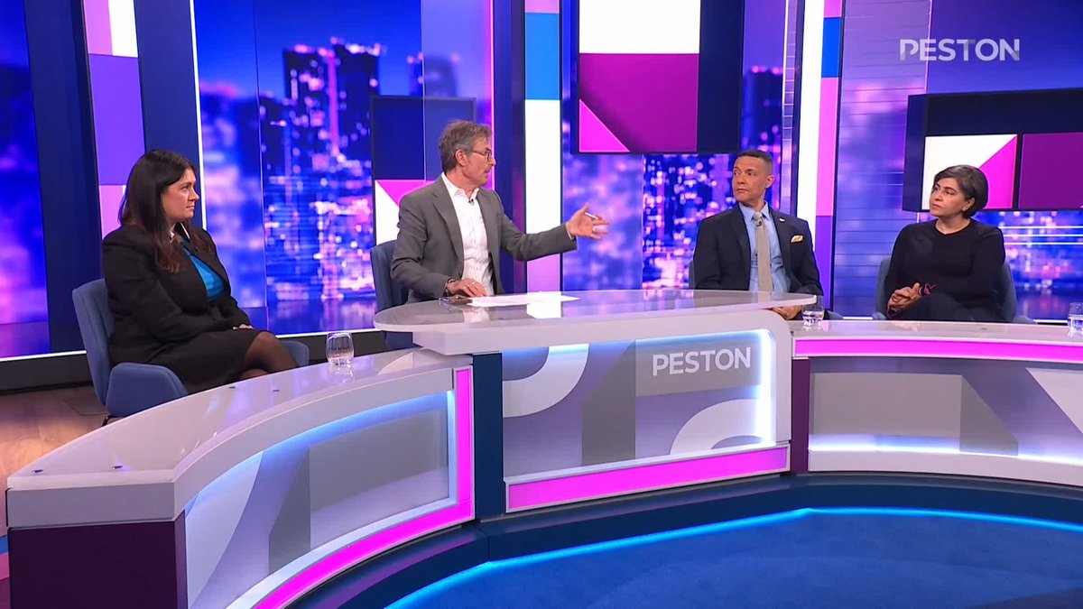 “I’m not interested in whether somebody is black or white or brown…what I’m interested in is what the statistics show” Former Conservative Party Chair Sayeeda Warsi says politicians must stop ‘playing politics on the issues’ and go back to the ‘facts’ #Peston