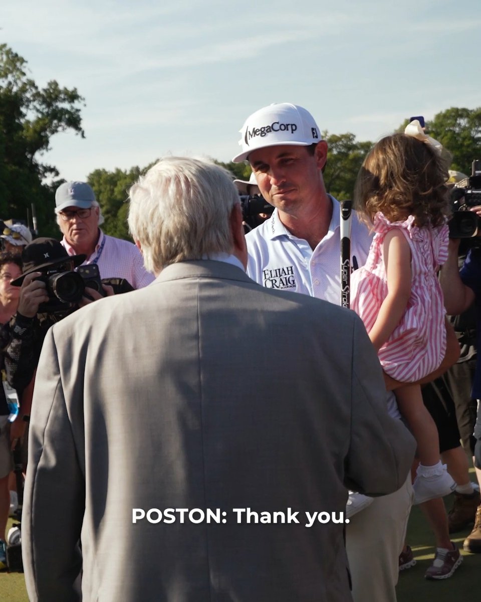 We mic'd up J.T. Poston and got behind-the-scenes access after the win at Jack's Place. Spotlighting every winner on the road to the TravelersChamp. #WinnersWalk | (Sponsored by TravelersChamp)
