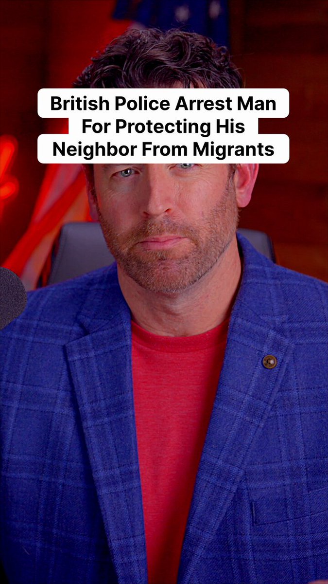 🚨British Police Arrest Man For Protecting His Neighbor From Migrants. A British woman is terrorized in her own home, yet police threaten her for speaking out. Now, the man who exposed her story is under arrest.