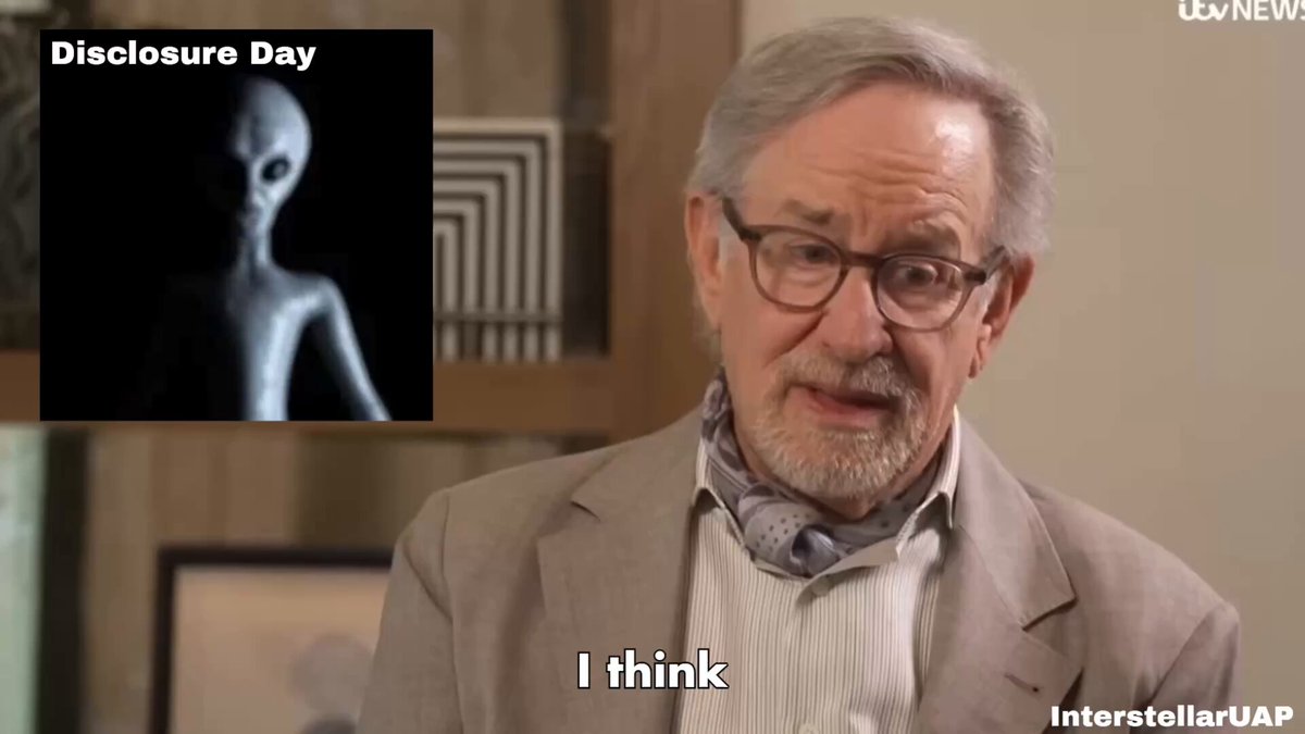 Steven Spielberg: "Real UFO &amp; Alien disclosure will cause ontological shock" 👽🛸 "This will cause turn people's reality upside down" The iconic Disclosure Day director said the revelation that we are not alone could have a profound impact on humanity