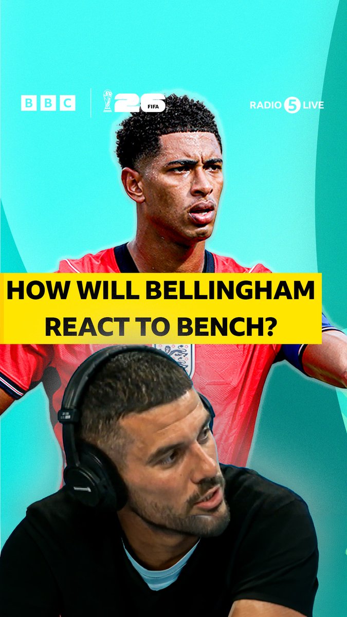 "We've seen how he reacts when something goes wrong" ⁉️😤 Conor Coady and Chris Sutton discuss how Jude Bellingham will feel if he is benched in the World Cup #BBCFootball #FIFAWC