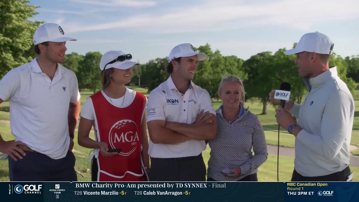 New Yorker James Nicholas is on his way to another U.S. Open ✅ His family won't have to travel far to see him compete at Shinnecock Hills next Thursday 🙌 But now, it's time to celebrate at Sherwood's in Westchester County