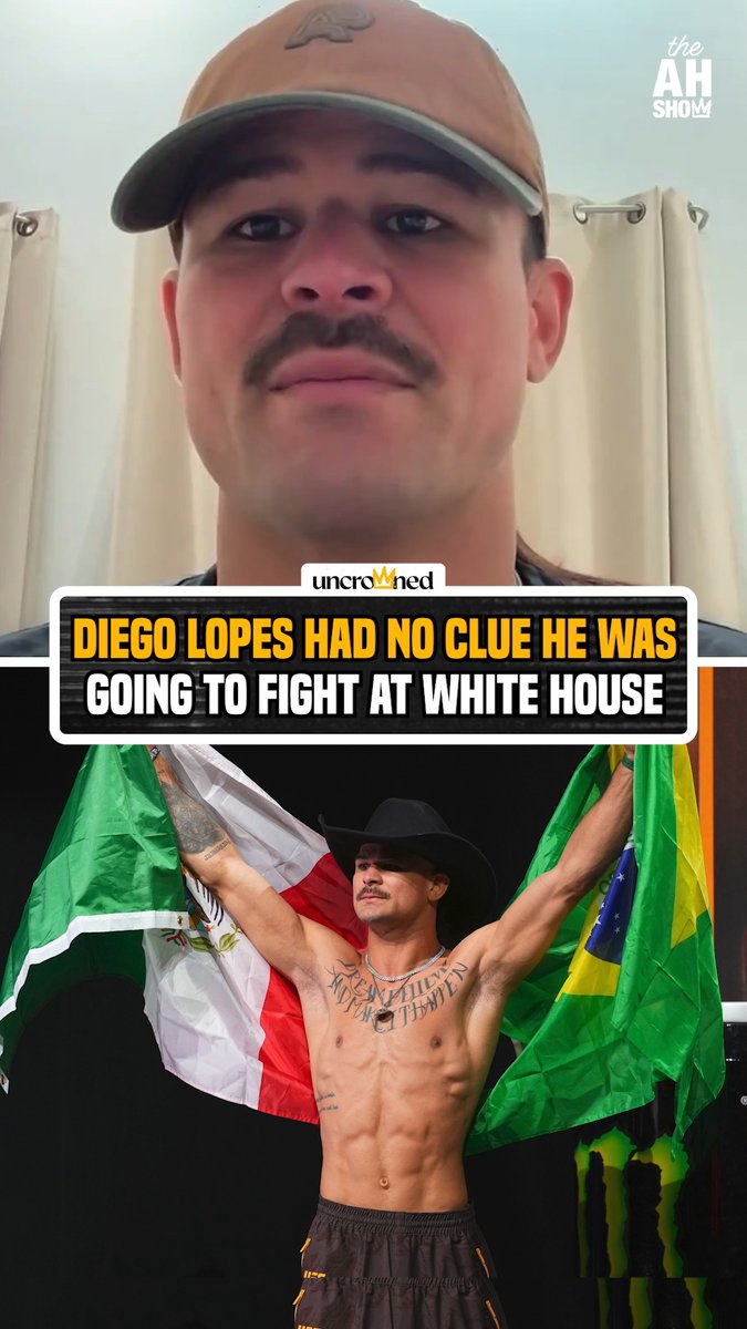 "The UFC called me two days before announcing the card and asked about a fight with Steve Garcia. They never said anything about fighting at the White House. I just said, 'Yeah, don't worry. The people know me. I accept any fight.'" - Diego Lopes on #HelwaniShow