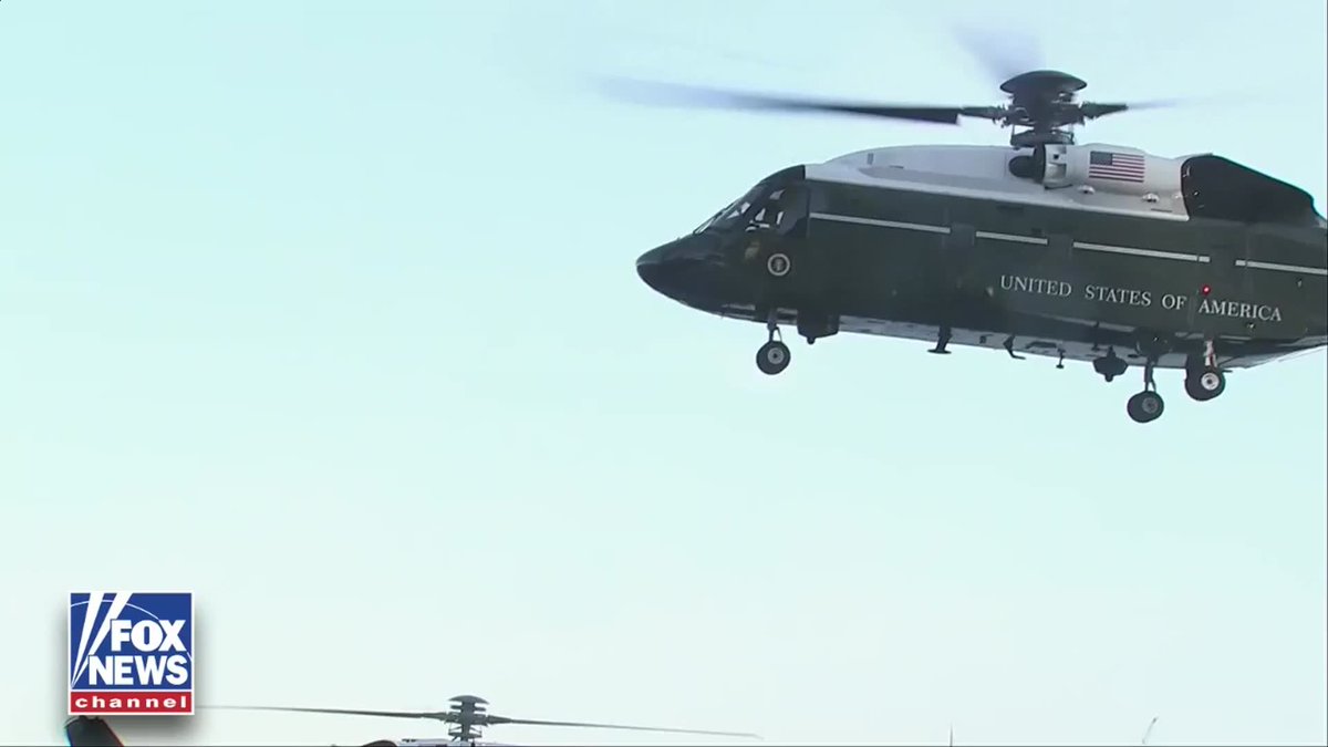 Marine One lands in New York City as President Trump arrives for Game 3 of the NBA Finals at Madison Square Garden. Trump is attending the highly anticipated Knicks-Spurs matchup as New York hosts its first NBA Finals game in decades. With the Knicks carrying a 2-0 series lead into tonight's game, the atmosphere around MSG is already reaching a fever pitch.