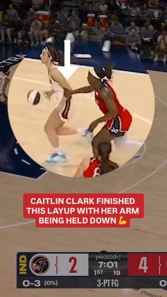 Caitlin Clark is TOUGH to guard in the open court. 🔥