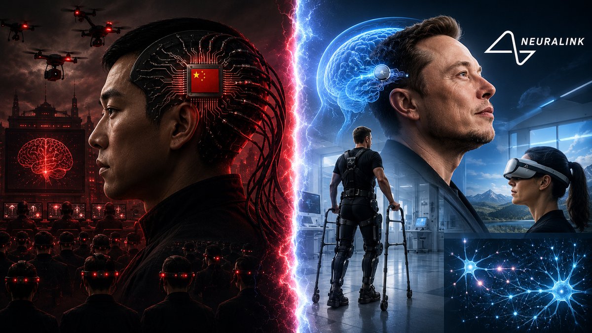 China Launches World's First Commercial Brain Chip, Beating Elon Musk's Neuralink! "They've Had Brain Chips For 40+ Years- The Pentagon... This Is Commercial Brain Chips: With China It Will Be Totalitarian, With Musk It Will Be For The Paralyzed, Blind, & Deaf!" Alex Jones Breaks Down The Battle Raging Between The Globalist Depopulationists & Team Humanity During This Epic Time In History! 🔴WATCH/SHARE THE LIVE X STREAM NOW: